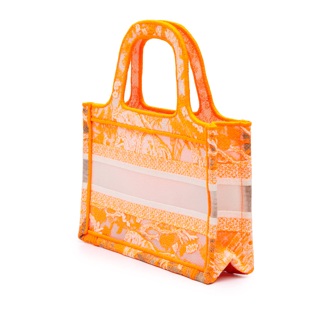 Dior Mini Toile brodé Dioriviera Toile De Jouy Book Cabas