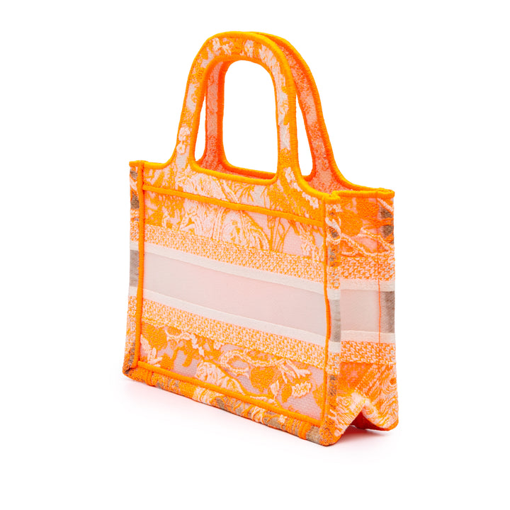 Dior Mini Toile brodé Dioriviera Toile De Jouy Book Cabas