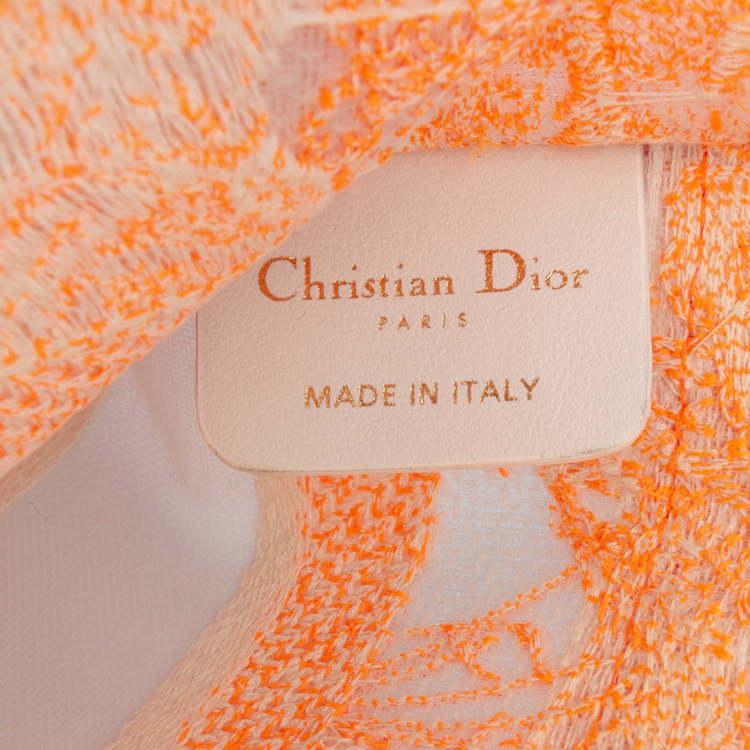 Dior Mini Toile brodé Dioriviera Toile De Jouy Book Cabas