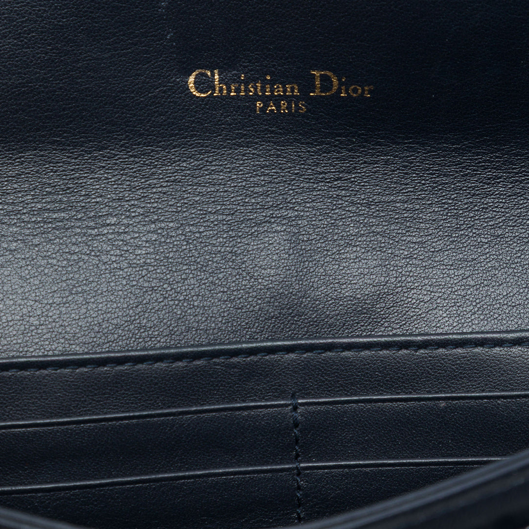 Dior Saddle Wallet on Chain Toile Oblique