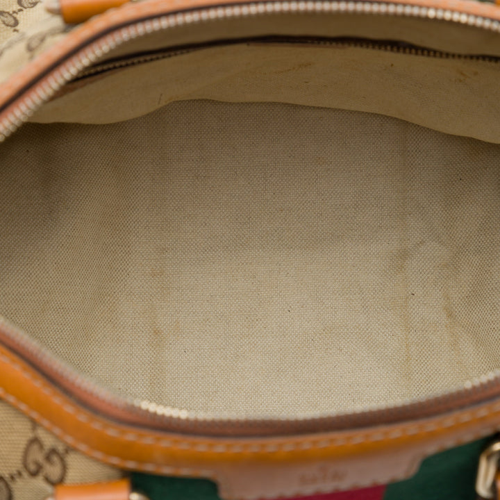 Gucci Sac à main GG Web Joy Boston Moyen Beige – vue 4 – GABY PARIS