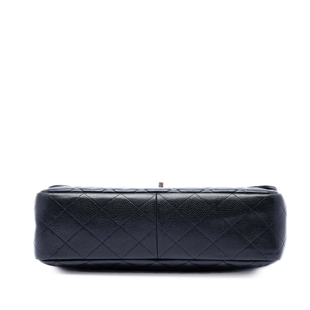 Chanel Classic Rabat simple Jumbo Cuir caviar