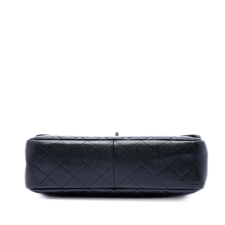 Chanel Classic Rabat simple Jumbo Cuir caviar