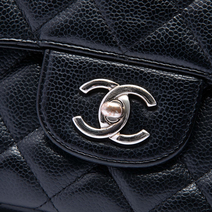Chanel Classic Rabat simple Jumbo Cuir caviar