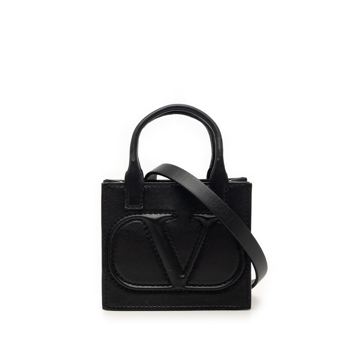 Valentino Mini Cuir VLogo Walk Cabas