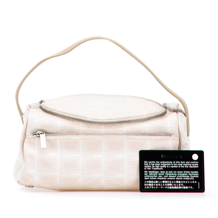 New Travel Line Nylon Vanity Bag Brown - Gaby Paris