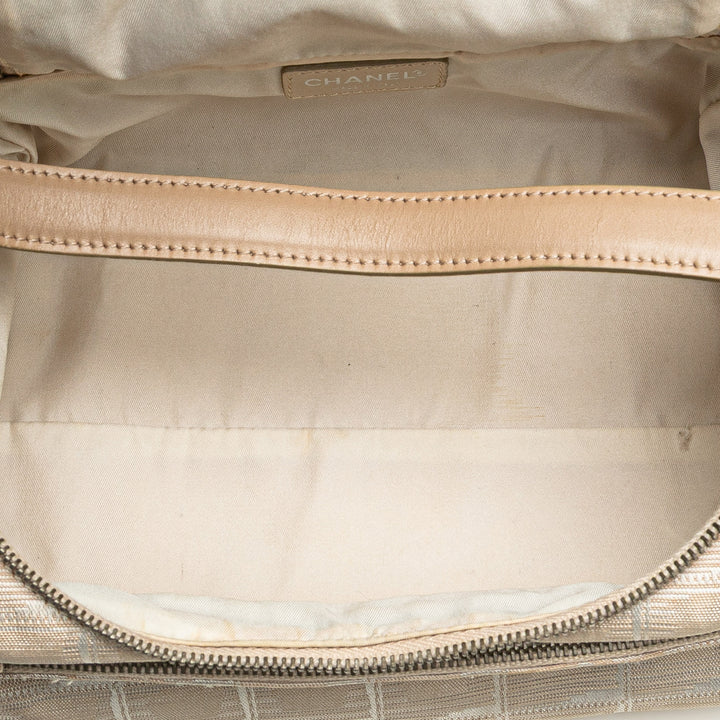 New Travel Line Nylon Vanity Bag Brown - Gaby Paris
