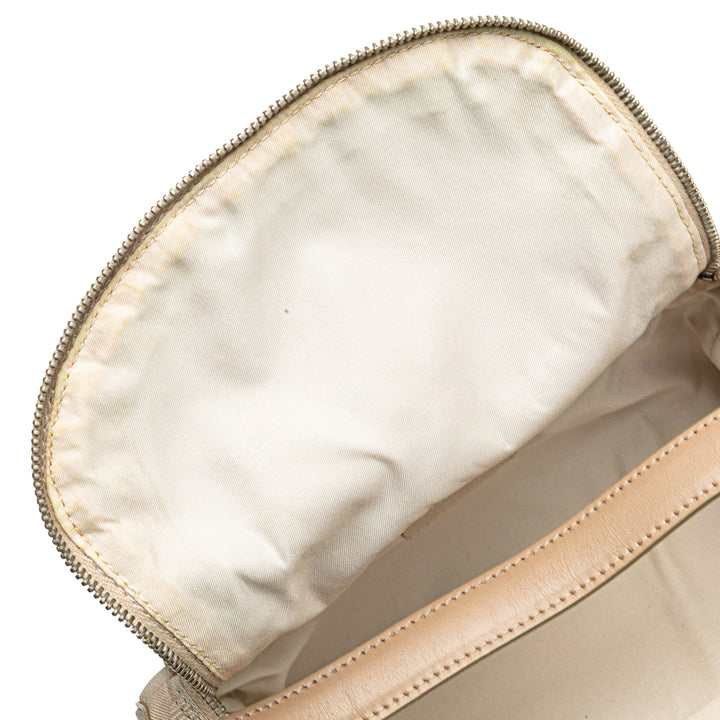 New Travel Line Nylon Vanity Bag Brown - Gaby Paris