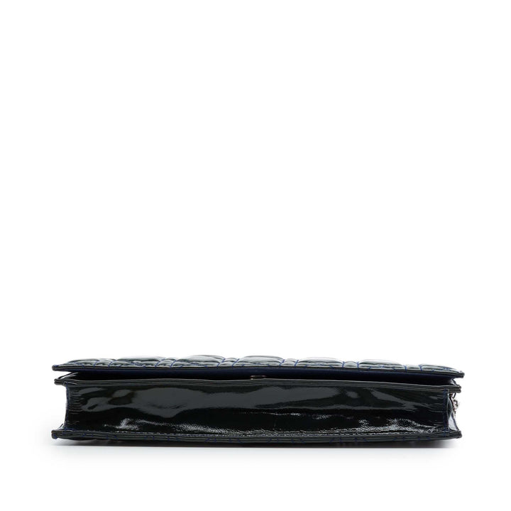 Cannage Lady Dior Pochette avec chaîne Noir