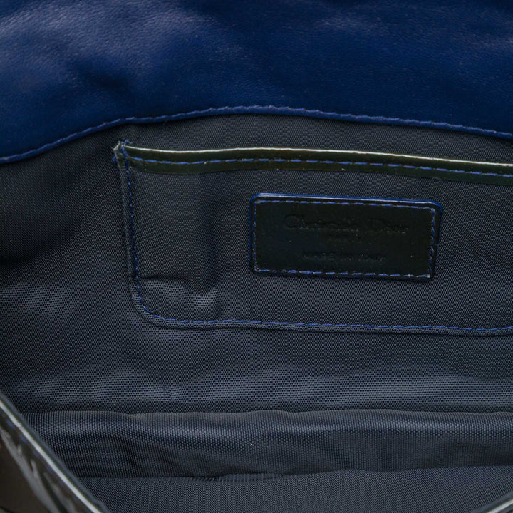 Cannage Lady Dior Pochette avec chaîne Noir