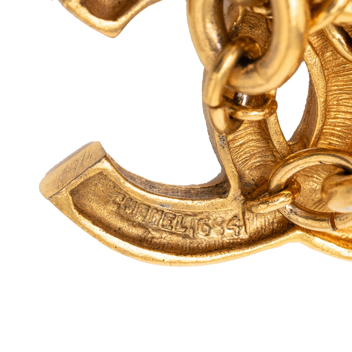 Chanel plaqué Triple CC Chain Belt