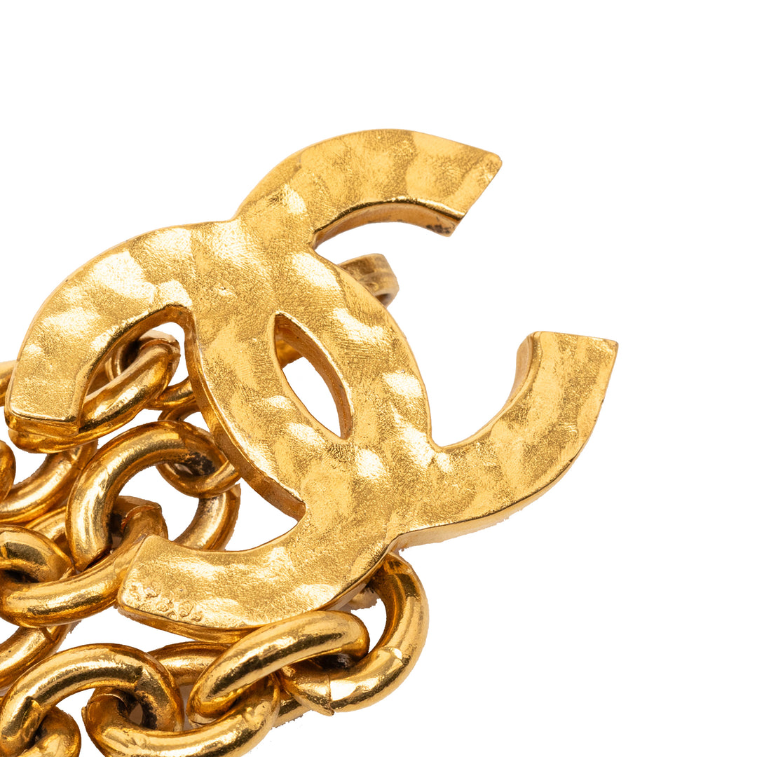 Chanel plaqué Triple CC Chain Belt