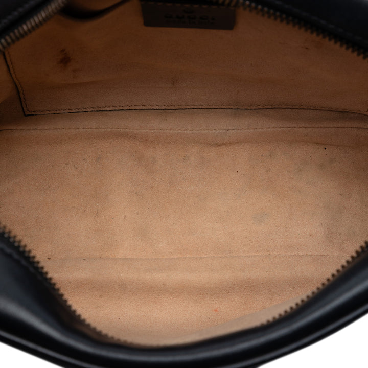 Gucci Small GG Marmont Matelasse Cuir de veau Sac porté croisé