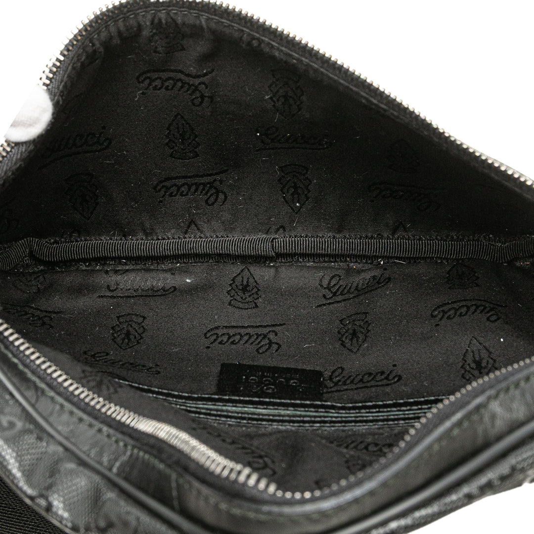 GG Imprime Belt Bag Black - Gaby Paris