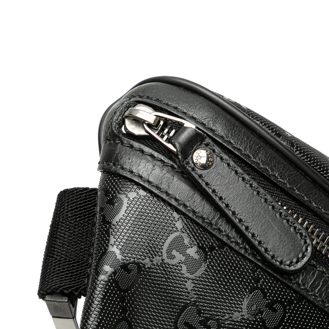 GG Imprime Belt Bag Black - Gaby Paris