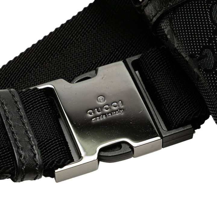 GG Imprime Belt Bag Black - Gaby Paris