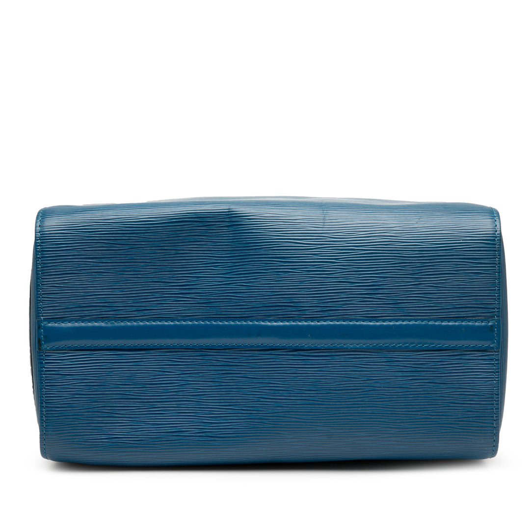 Louis Vuitton Epi Speedy 30 Bleu