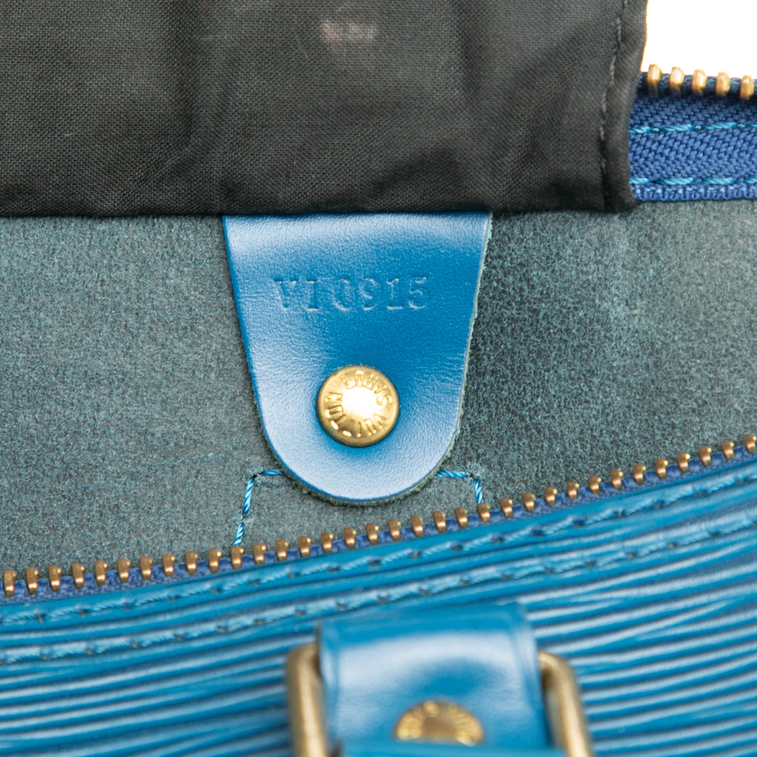 Louis Vuitton Epi Speedy 30 Bleu