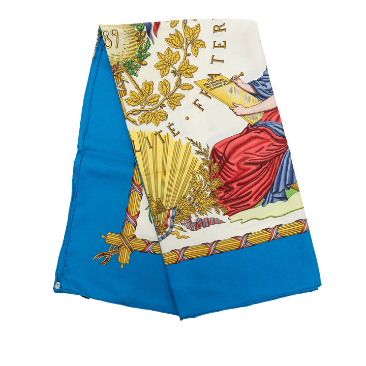 Hermès Republique Francaise Foulard 90 Multi Multicolore