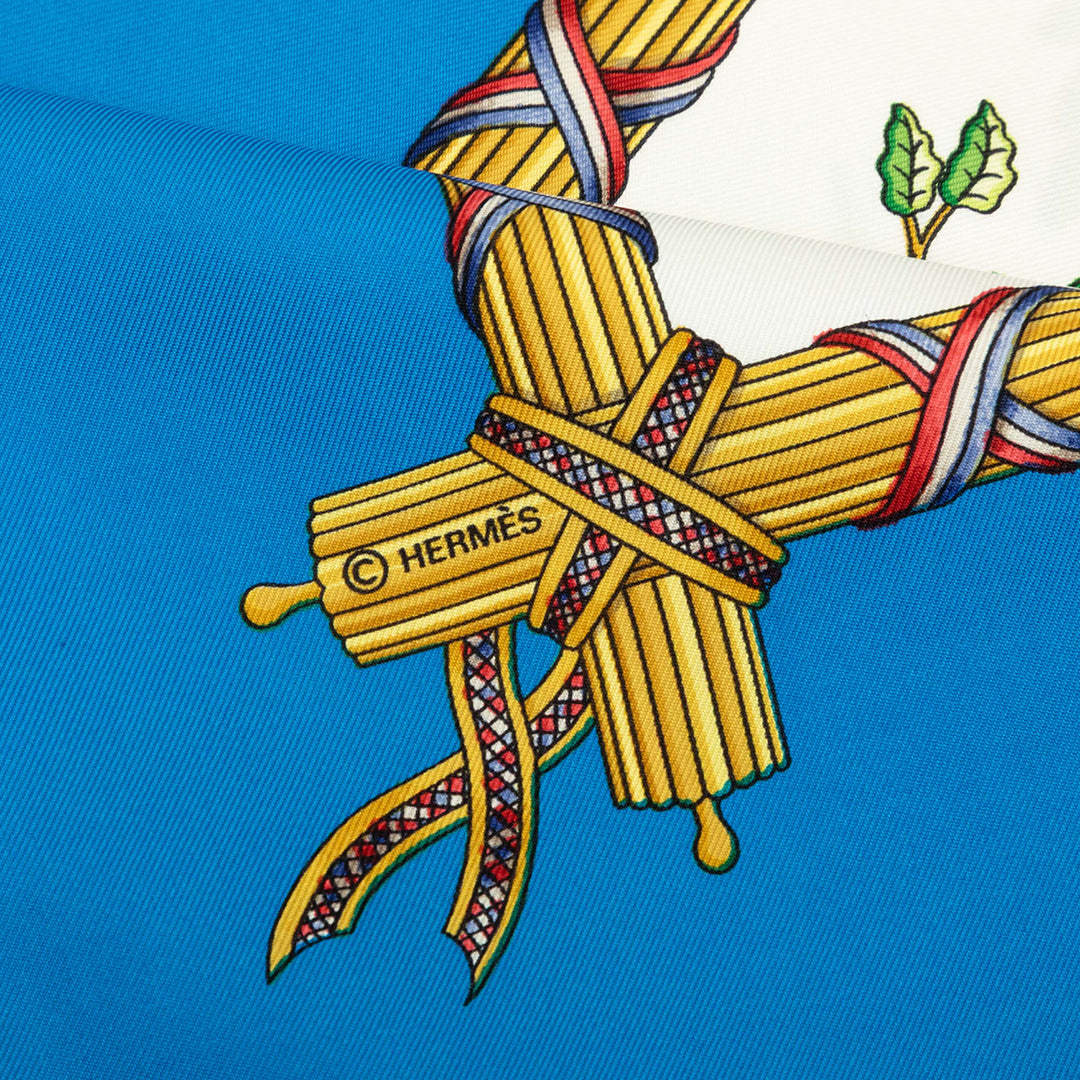 Hermès Republique Francaise Foulard 90 Multi Multicolore