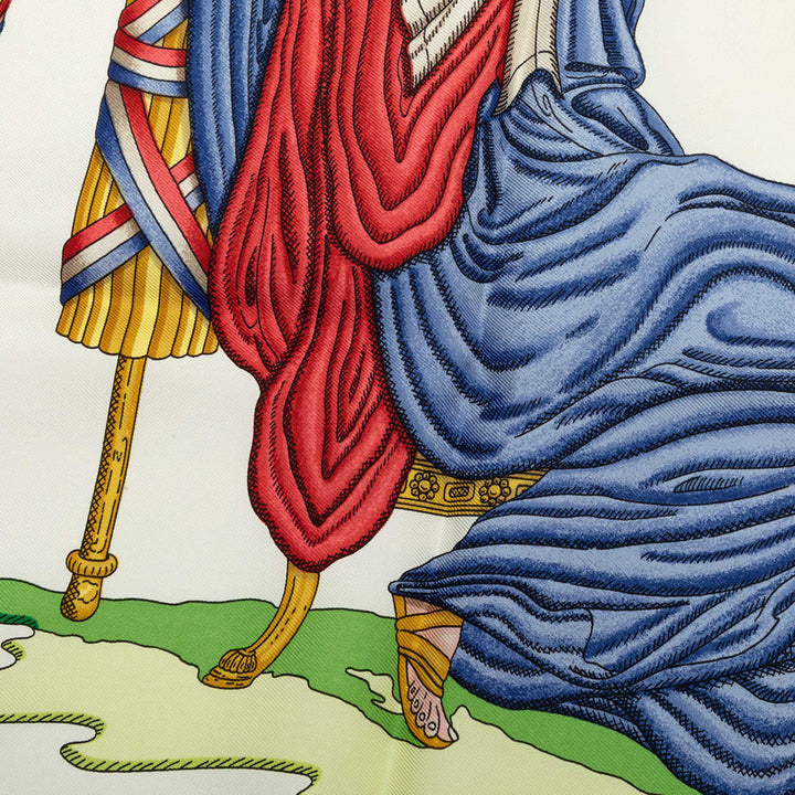 Hermès Republique Francaise Foulard 90 Multi Multicolore