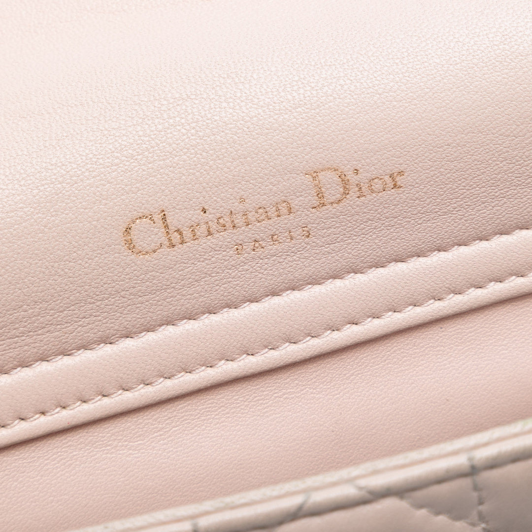 Dior Cuir d’agneau Cannage Lady Dior Double Sac à chaîne – GABY PARIS Authentique