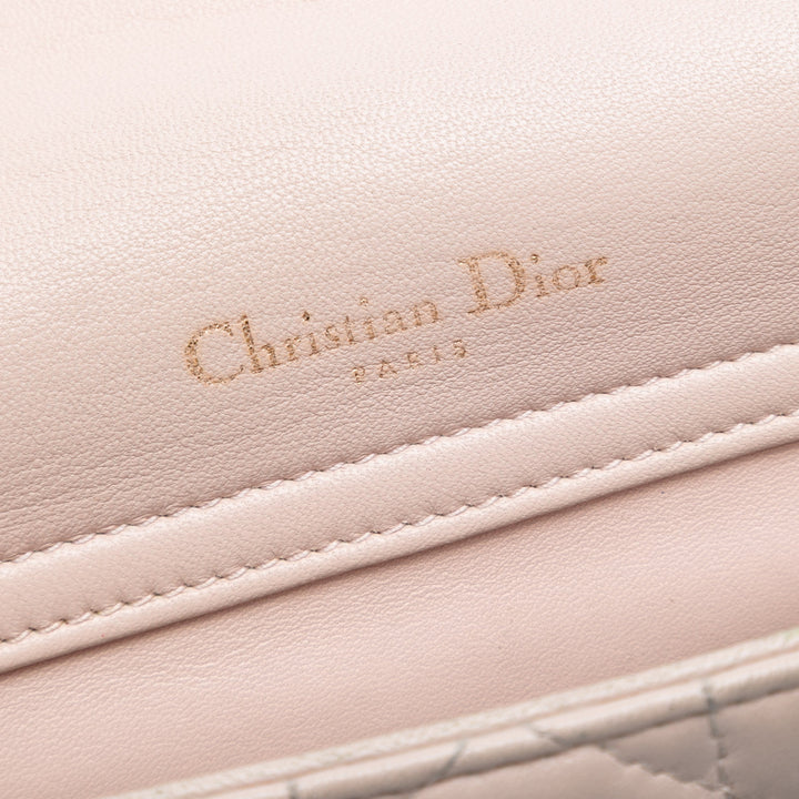 Dior Cuir d’agneau Cannage Lady Dior Double Sac à chaîne – GABY PARIS Authentique