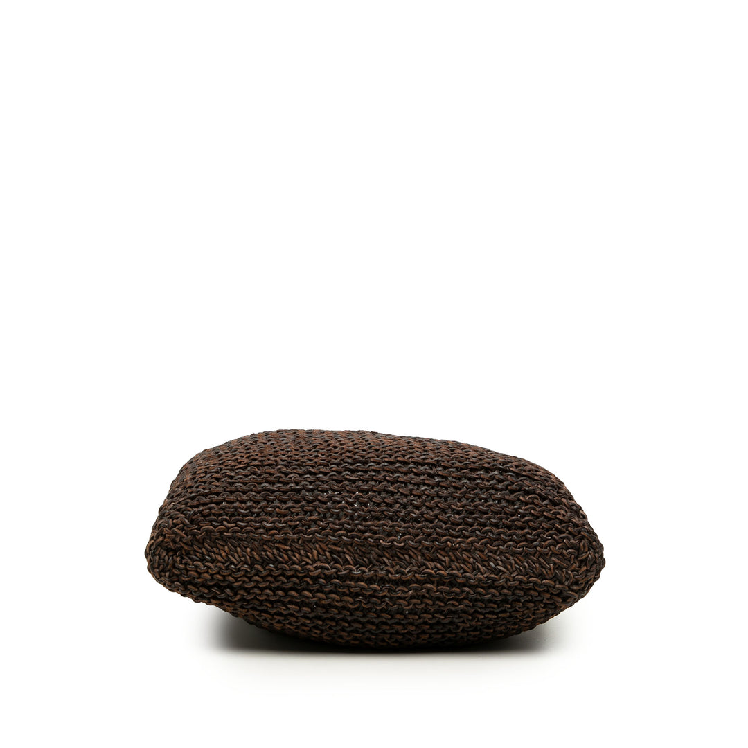 Chanel CC Knitted Cuir de veau Sac bandoulière
