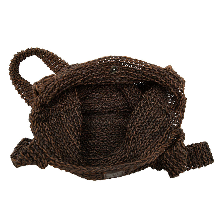 Chanel CC Knitted Cuir de veau Sac bandoulière