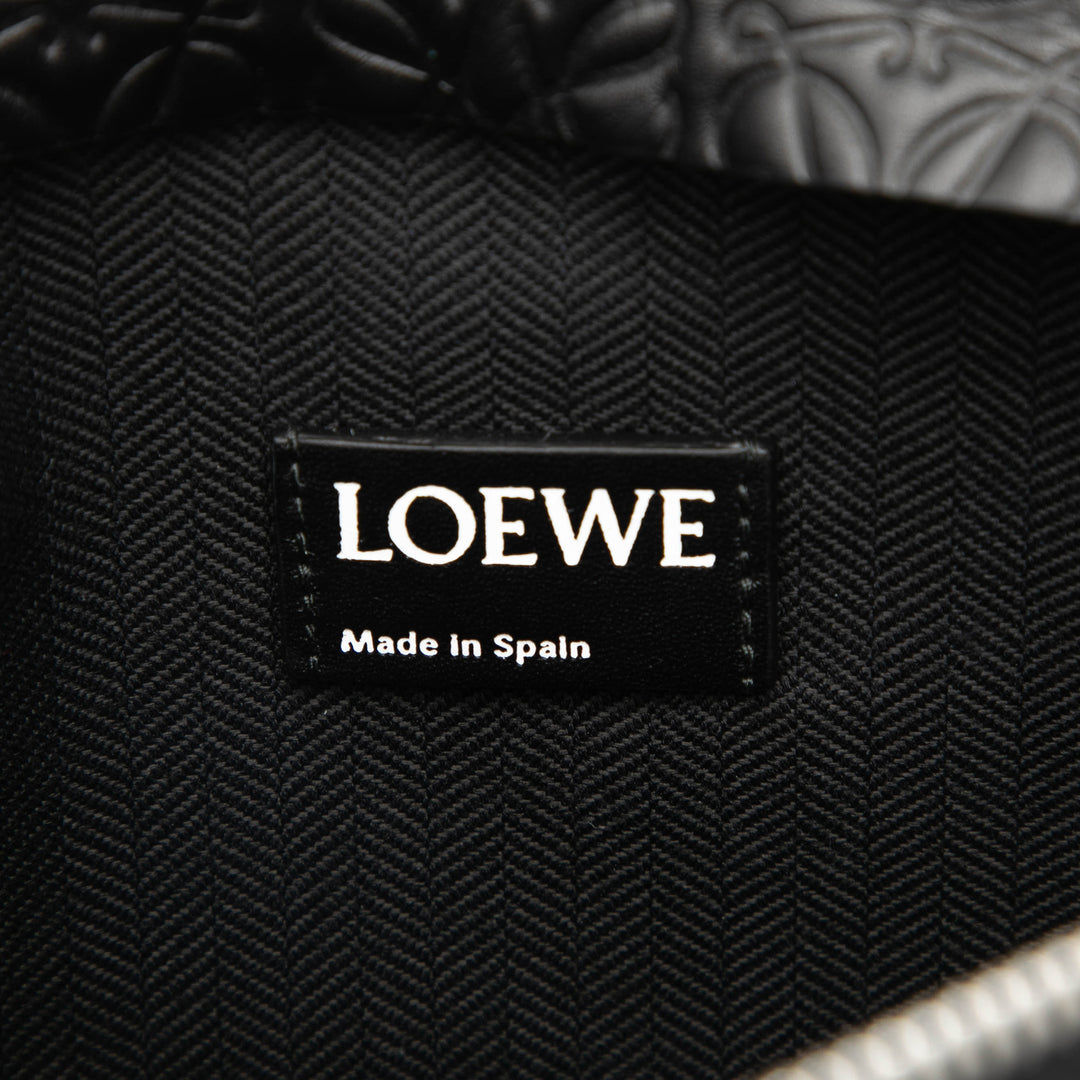 LOEWE embossé Anagram Repeat T Pochette Cuir