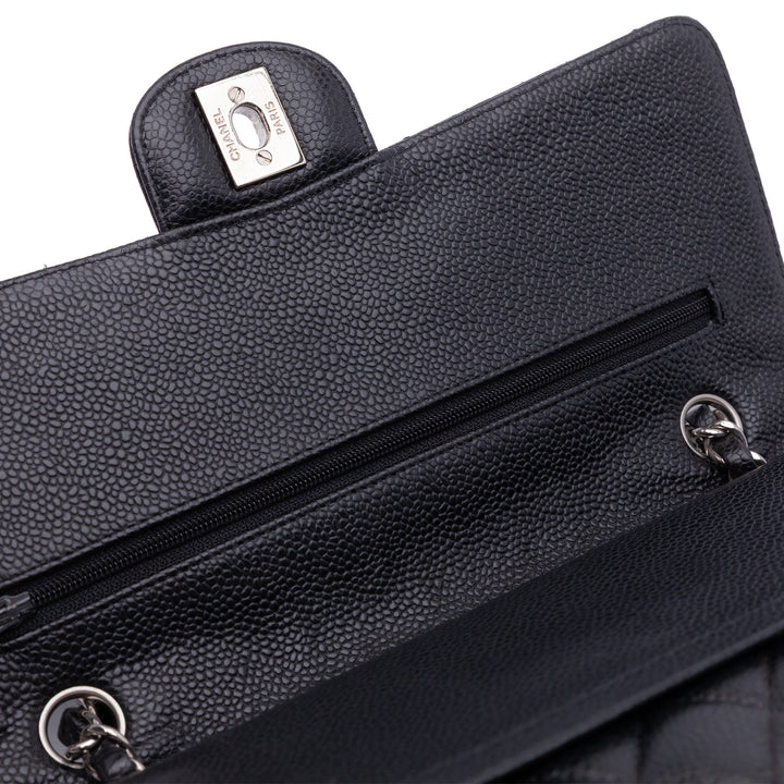 Chanel Medium Classic Caviar Double rabat