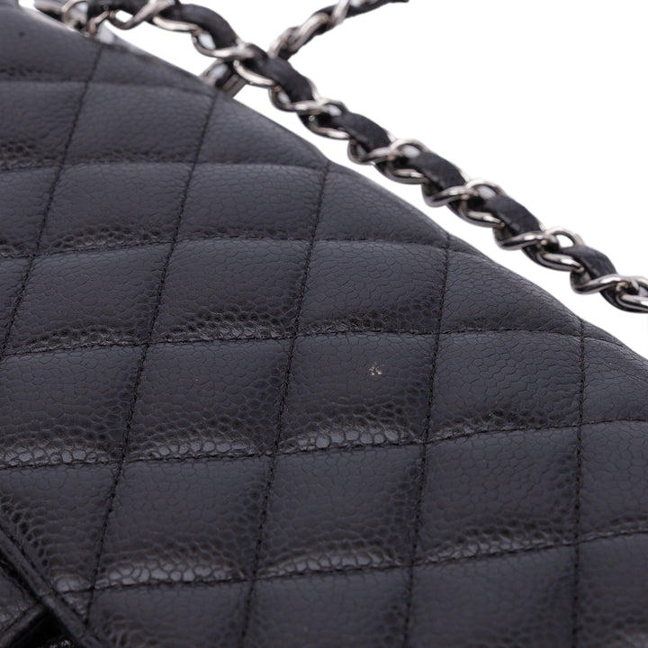 Chanel Medium Classic Caviar Double rabat