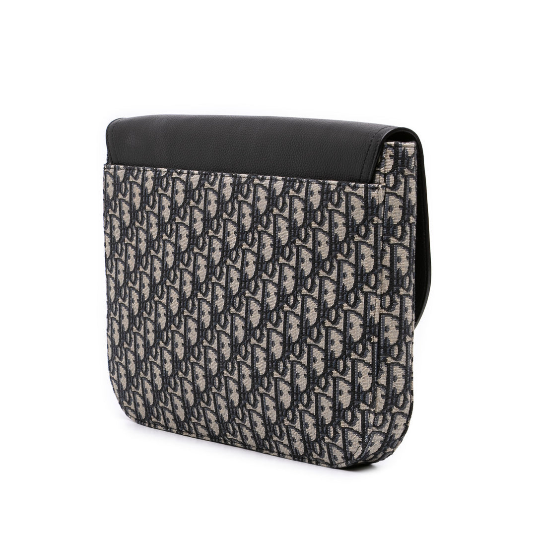 Dior Saddle A4 Pochette Toile Oblique