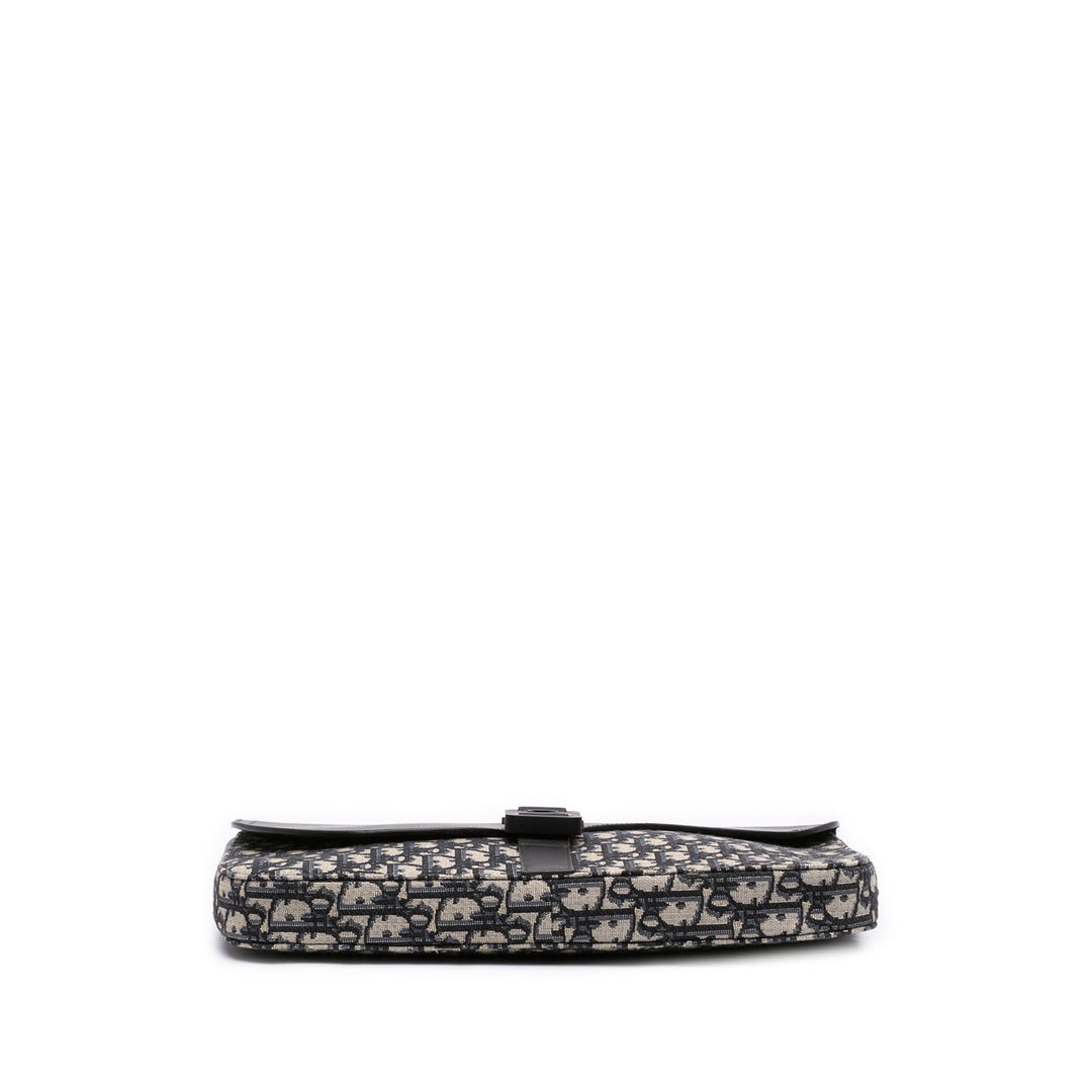 Dior Saddle A4 Pochette Toile Oblique