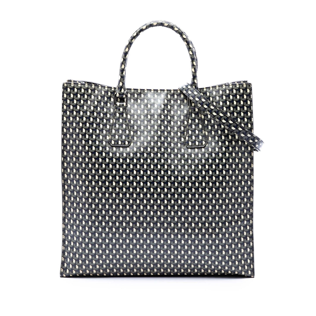 Prada Saffiano Stampato Shopping Cabas