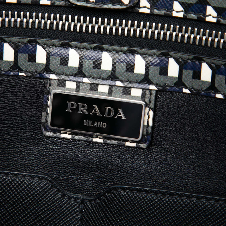Prada Saffiano Stampato Shopping Cabas
