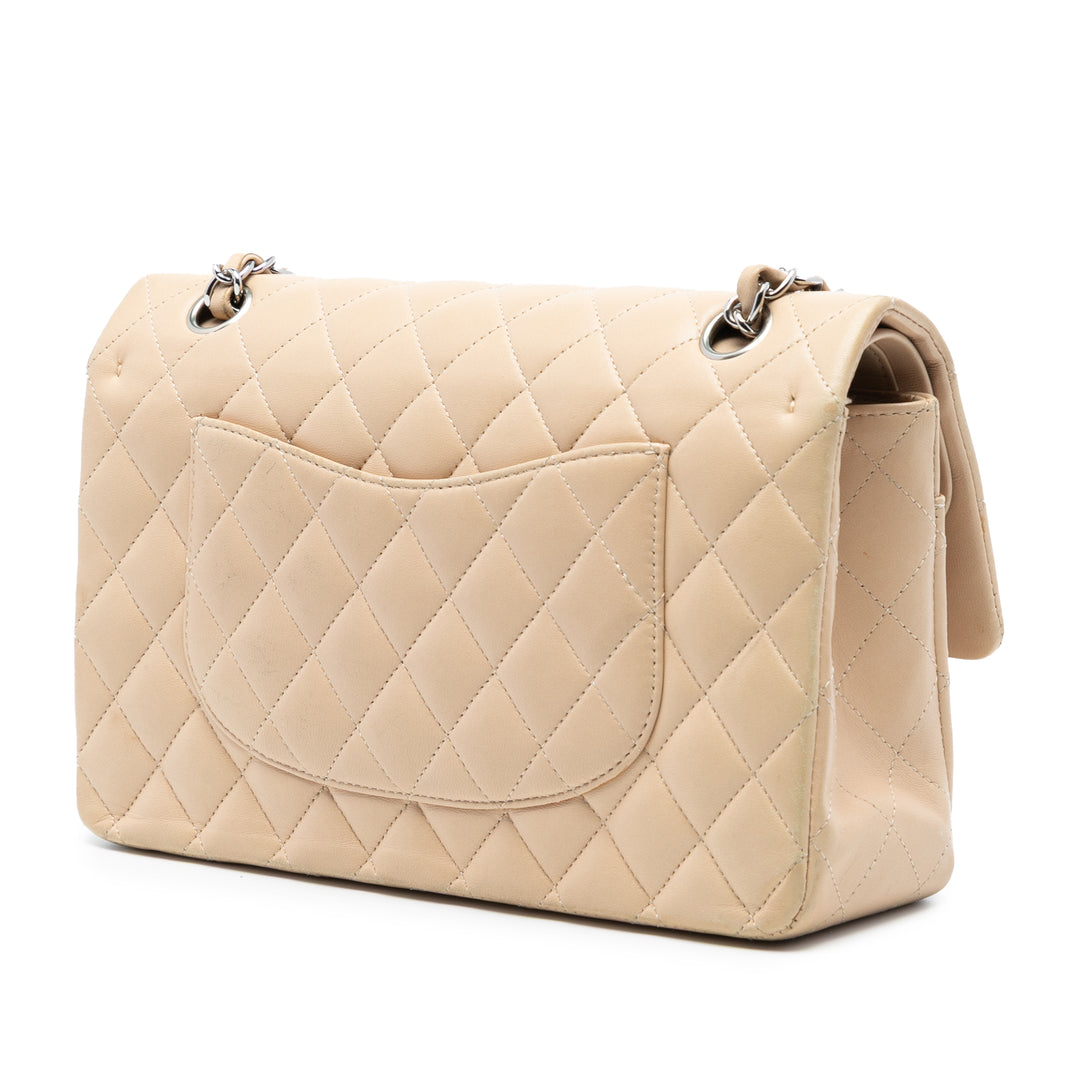Chanel Medium Classic Cuir d’agneau Double rabat