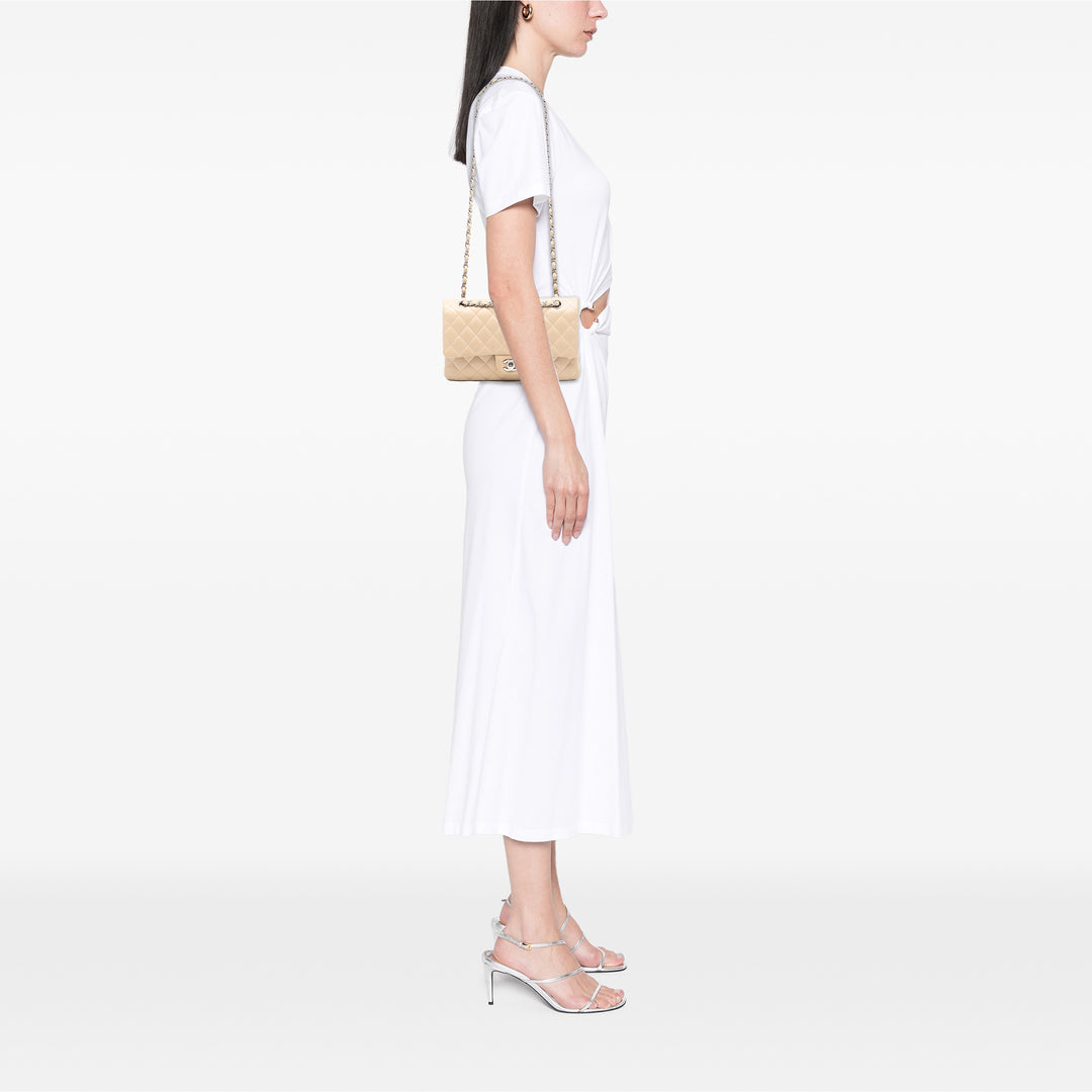 Chanel Medium Classic Cuir d’agneau Double rabat