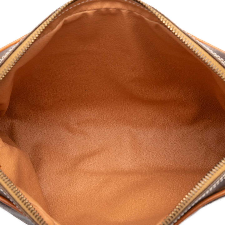 Celine Macadam Pochette Toile enduite Marron – vue 4 – GABY PARIS