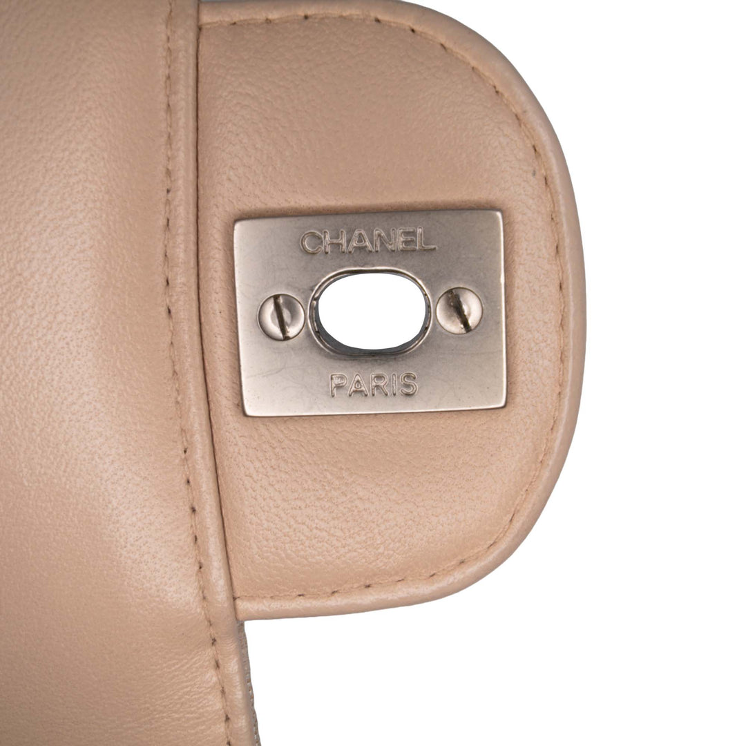 Medium New Travel Line Nylon Single Flap Brown - Gaby Paris