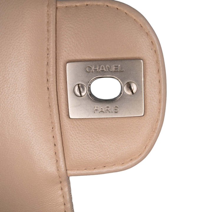 Medium New Travel Line Nylon Single Flap Brown - Gaby Paris