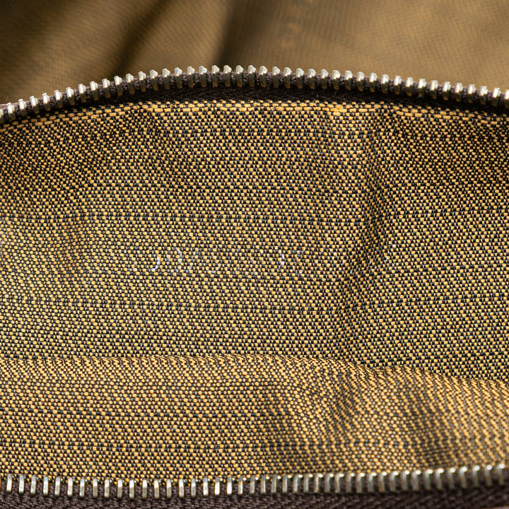 Large Zucca Canvas Twins Tote Brown - Gaby Paris