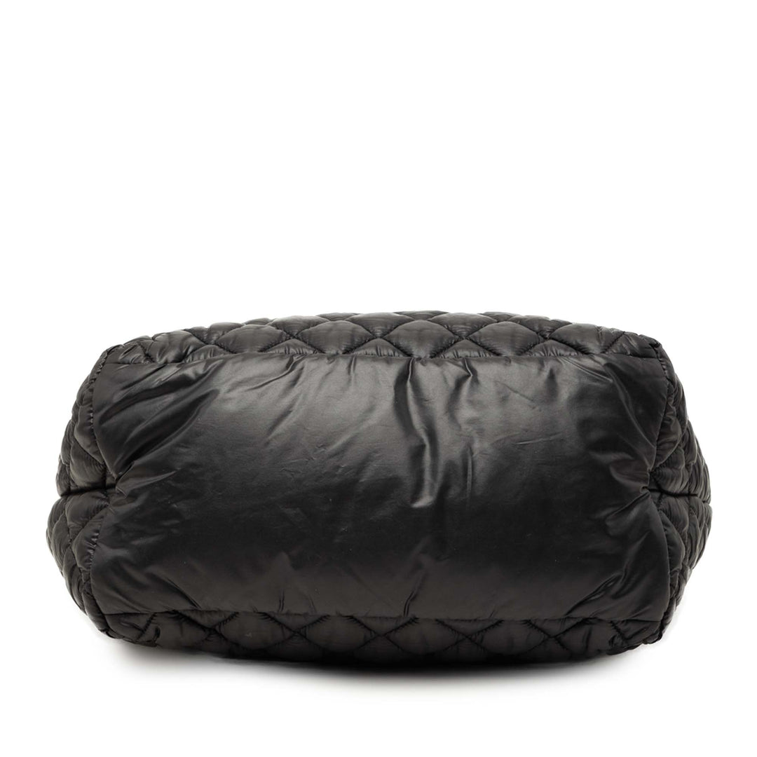 Matelassé Coco Cocoon Cabas Petit Noir