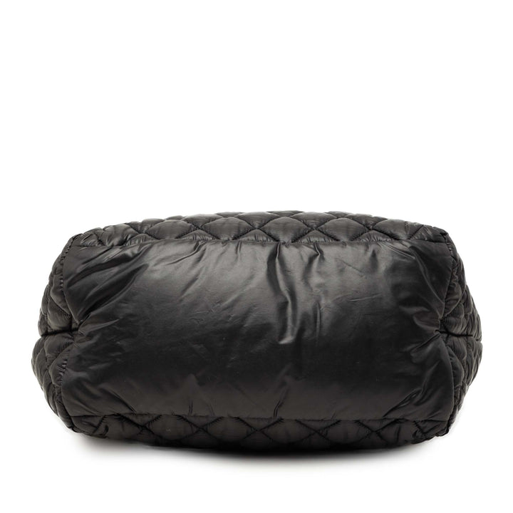 Matelassé Coco Cocoon Cabas Petit Noir
