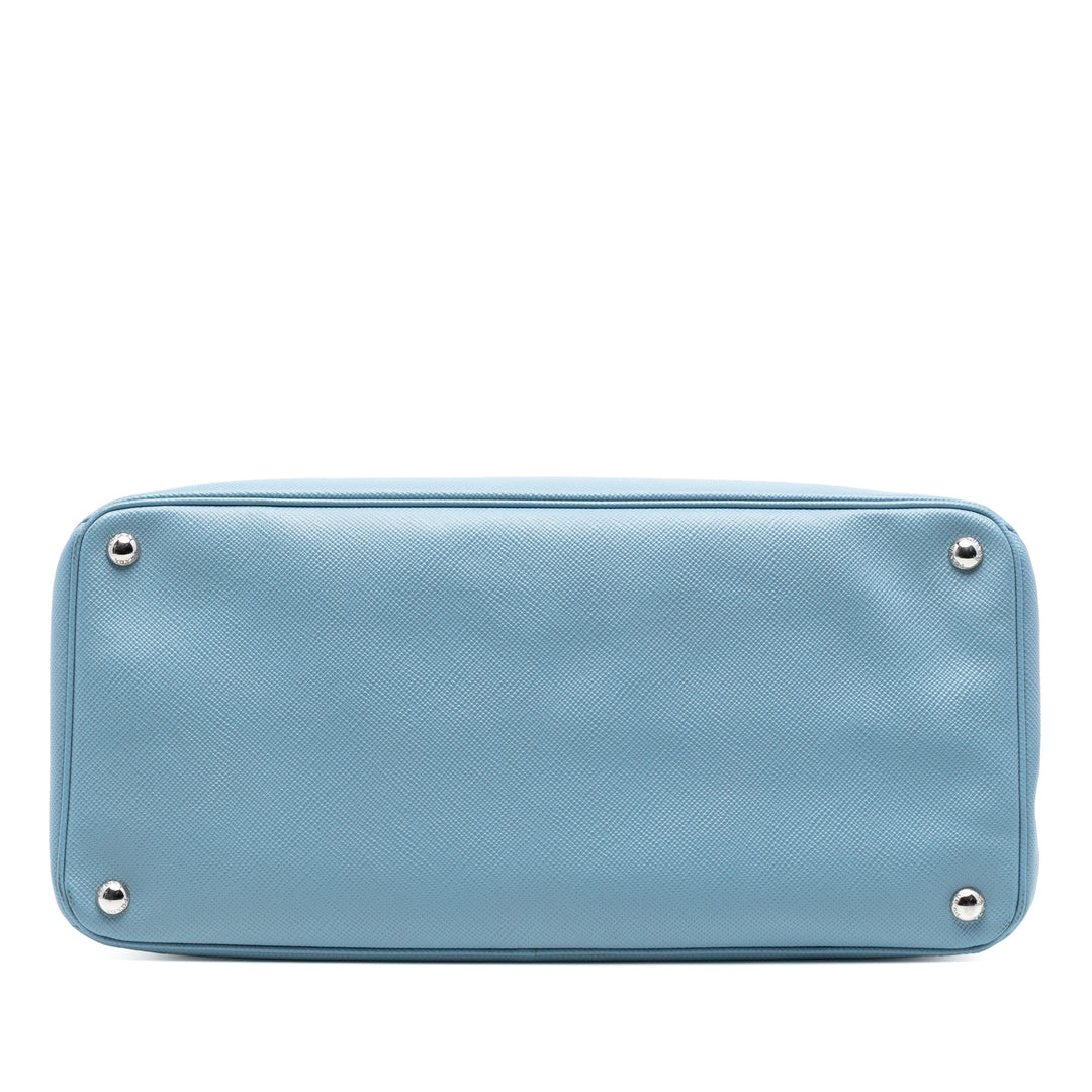 Prada Saffiano Cuir Turnlock Twin Sac