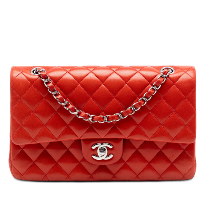 Chanel Medium Classic Cuir d’agneau Double rabat