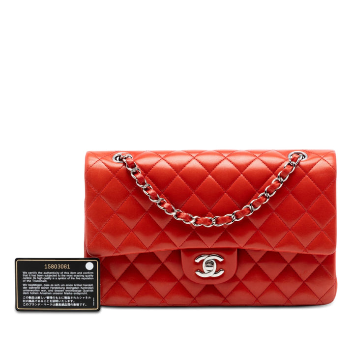 Chanel Medium Classic Cuir d’agneau Double rabat