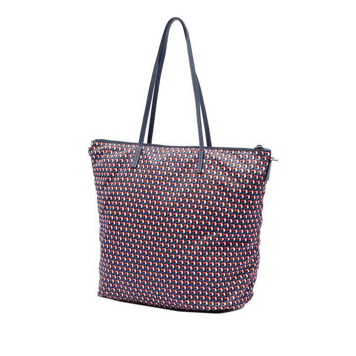 Prada Saffiano à finitions Tessuto Stampato Sac