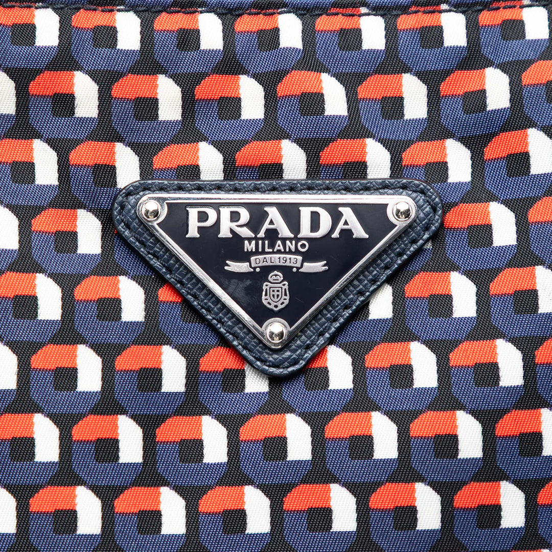 Prada Saffiano à finitions Tessuto Stampato Sac