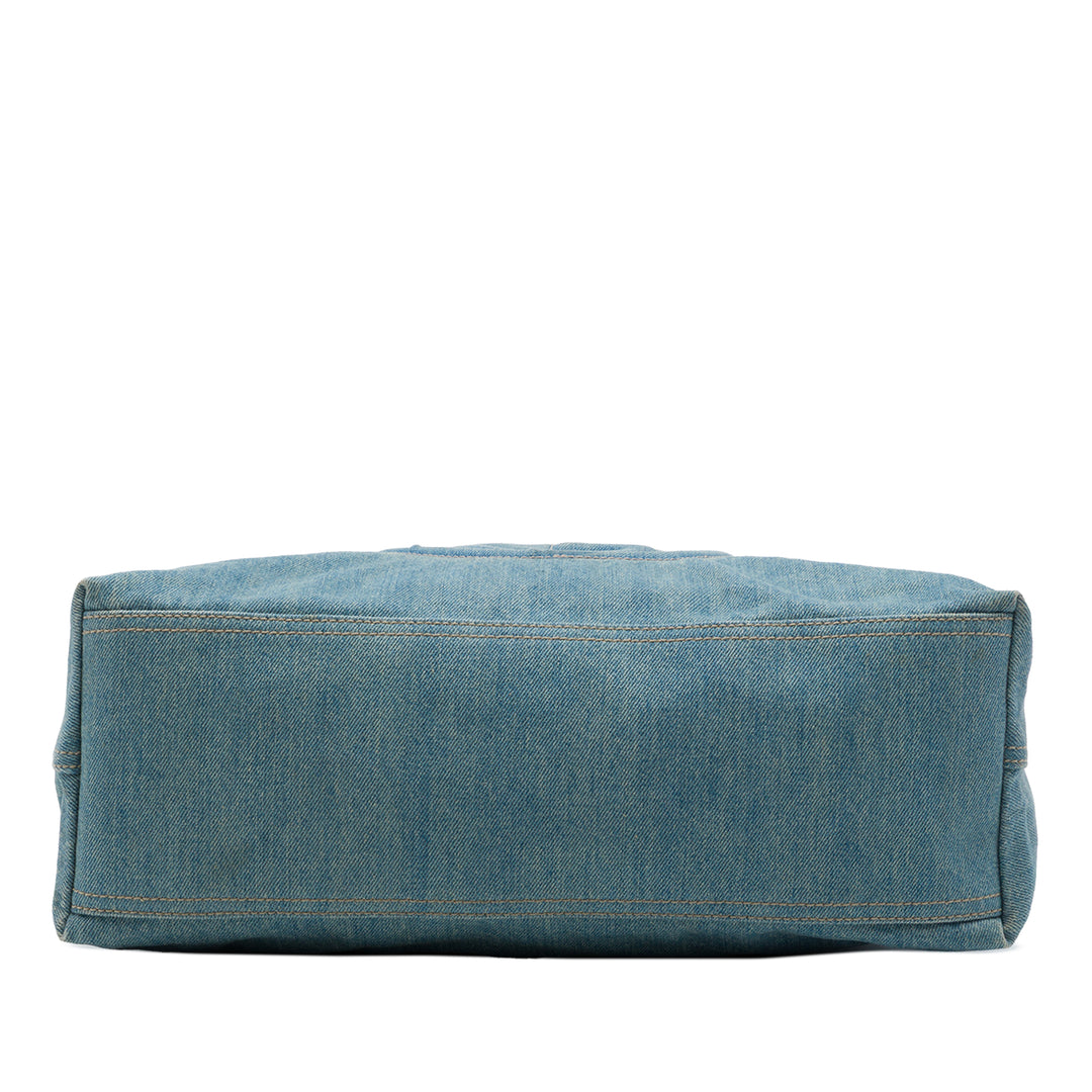 Soho Cabas chaîne Moyen Jean Bleu